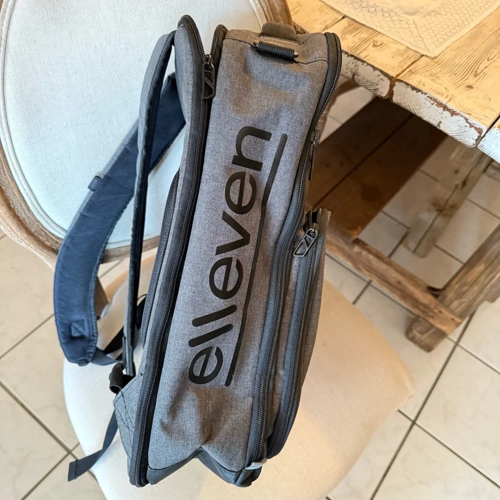Elleven Sleek Gray Backpack with Padded Straps and Urban Style - Picture 8 of 8